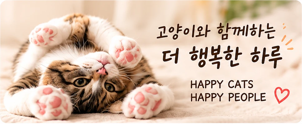 고양이와 함께하는 더 행복한 하루